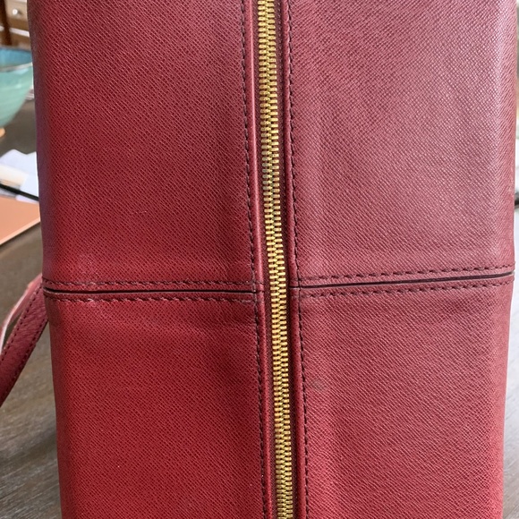 JCrew Ruby Leather Pebbled Satchel - Picture 4 of 8